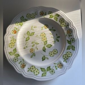 Vintage Petite Flora Ironstone Patterned Salad Plates